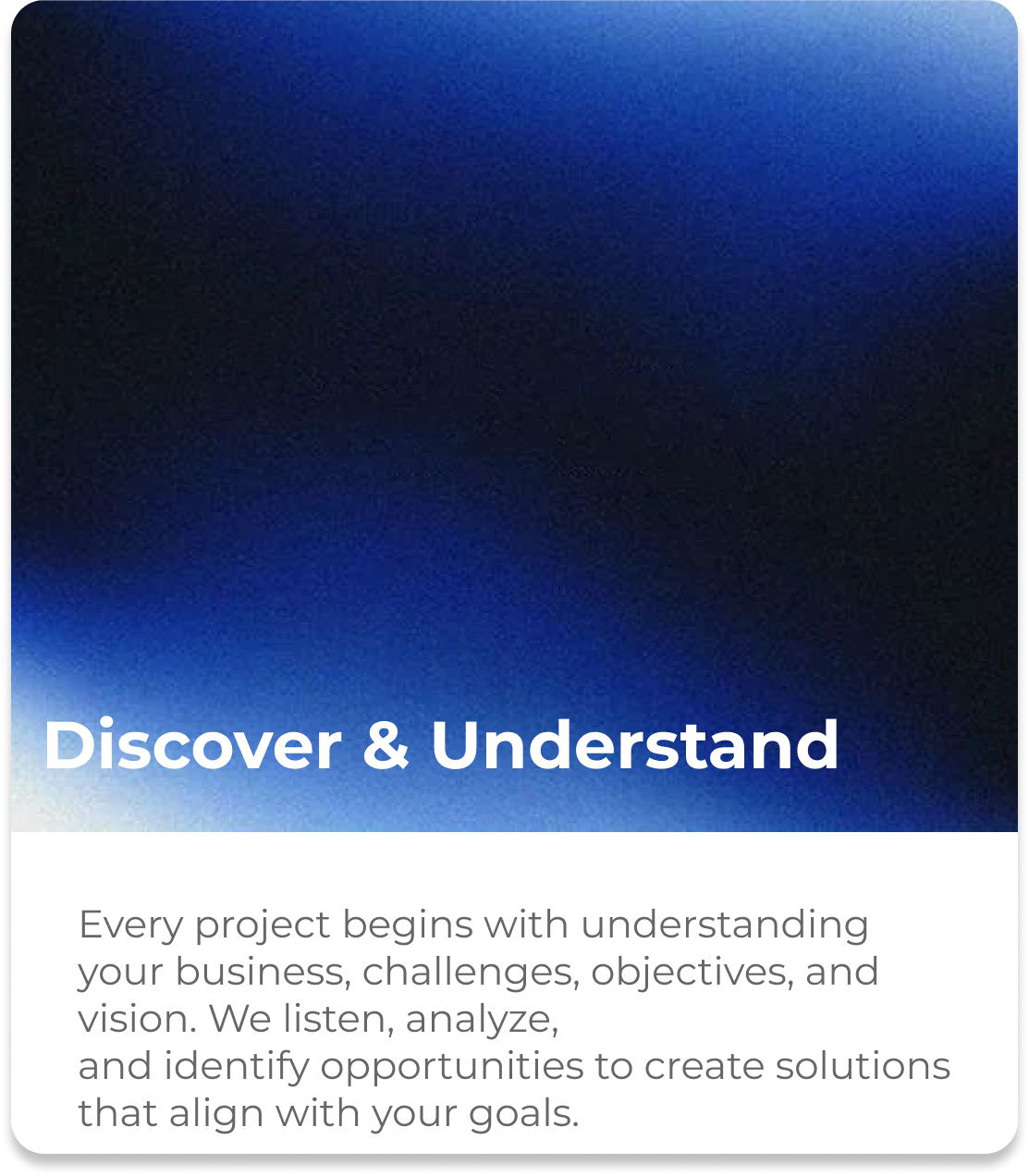 Discover & Understand