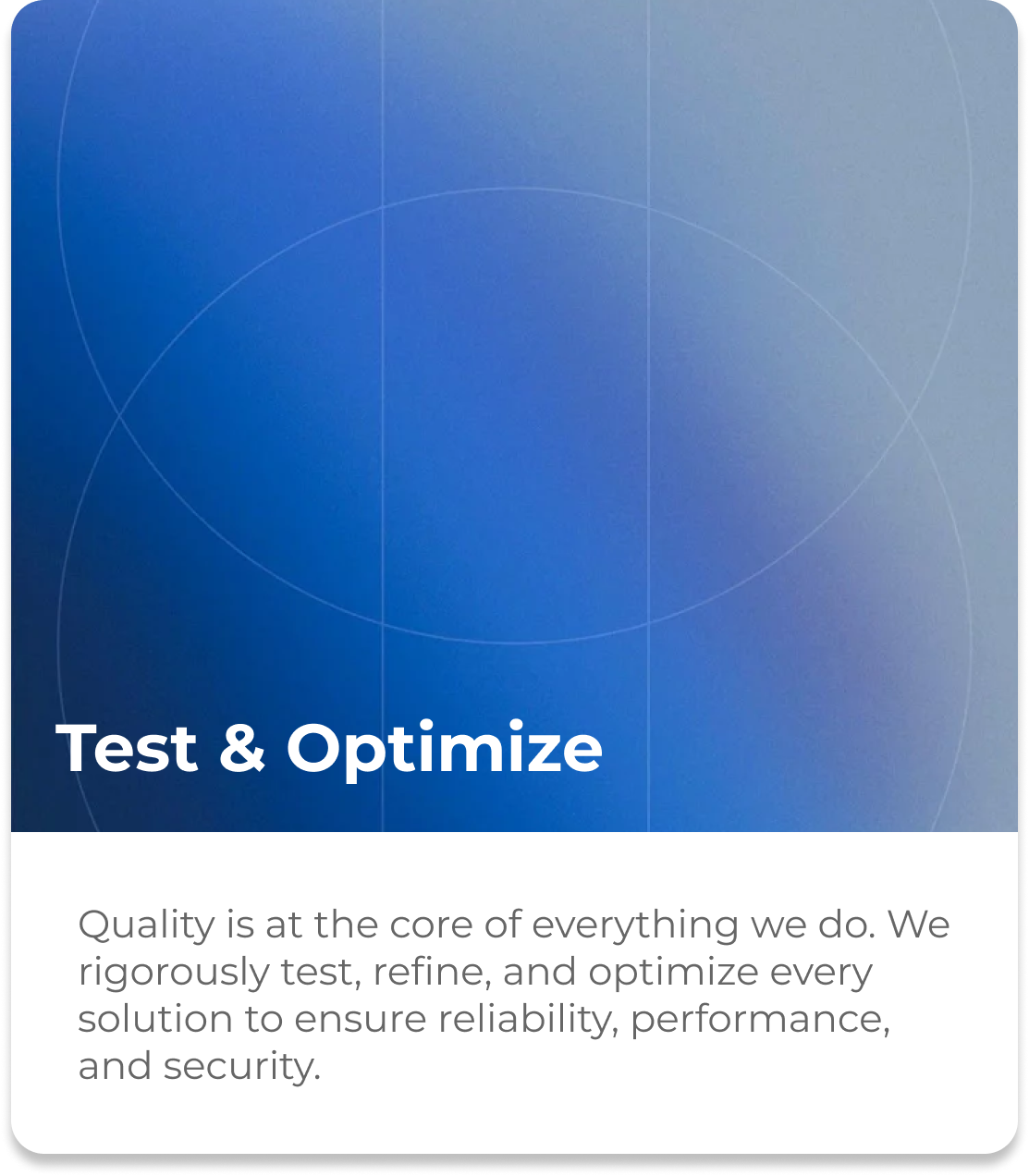 Test & Optimize
